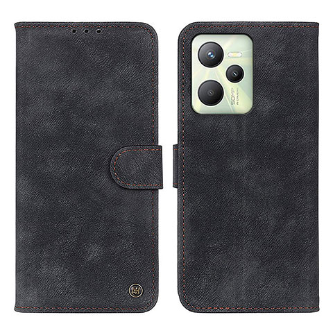 Coque Portefeuille Livre Cuir Etui Clapet N03P pour Realme C35 Noir