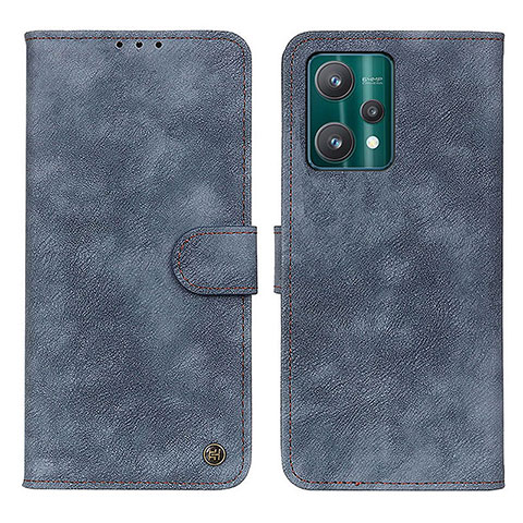 Coque Portefeuille Livre Cuir Etui Clapet N03P pour Realme Q5 5G Bleu