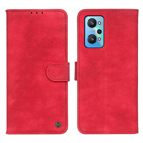 Coque Portefeuille Livre Cuir Etui Clapet N03P pour Realme Q5 Pro 5G Rouge