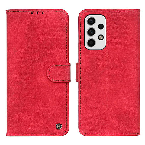 Coque Portefeuille Livre Cuir Etui Clapet N03P pour Samsung Galaxy A23 4G Rouge