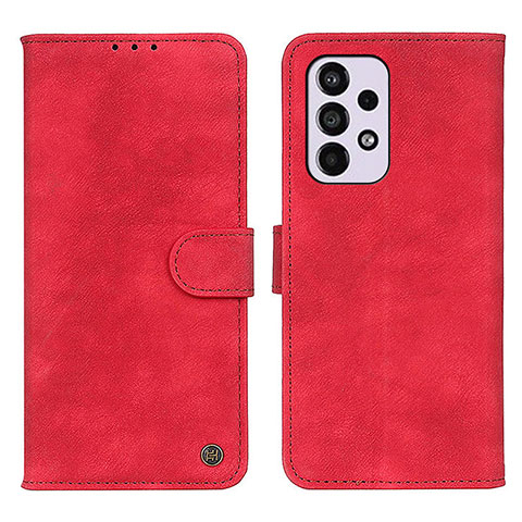 Coque Portefeuille Livre Cuir Etui Clapet N03P pour Samsung Galaxy A33 5G Rouge