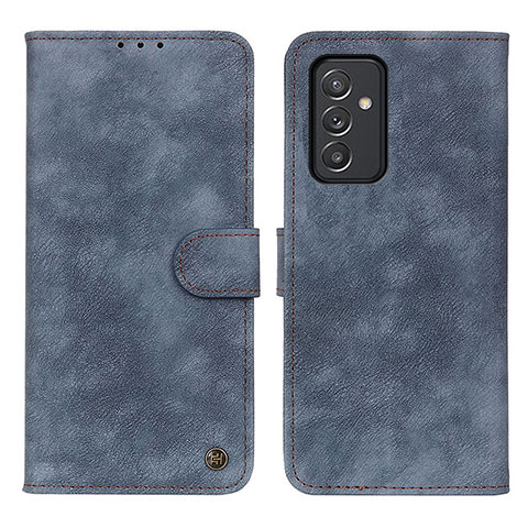 Coque Portefeuille Livre Cuir Etui Clapet N03P pour Samsung Galaxy F54 5G Bleu