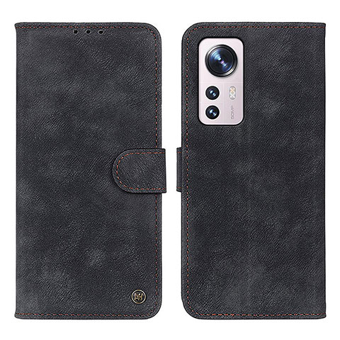 Coque Portefeuille Livre Cuir Etui Clapet N03P pour Xiaomi Mi 12 Lite 5G Noir