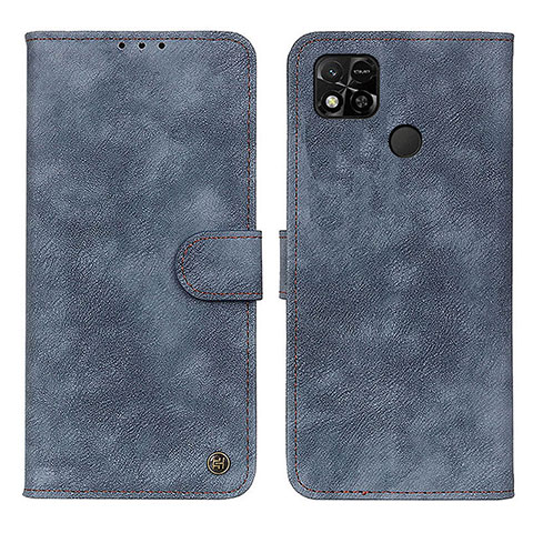 Coque Portefeuille Livre Cuir Etui Clapet N03P pour Xiaomi POCO C3 Bleu