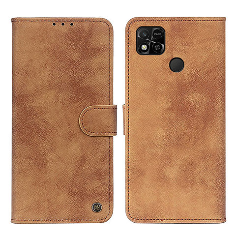 Coque Portefeuille Livre Cuir Etui Clapet N03P pour Xiaomi POCO C3 Marron