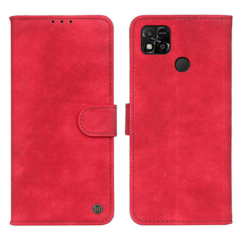 Coque Portefeuille Livre Cuir Etui Clapet N03P pour Xiaomi POCO C3 Rouge