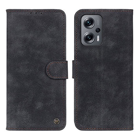 Coque Portefeuille Livre Cuir Etui Clapet N03P pour Xiaomi Redmi K50i 5G Noir