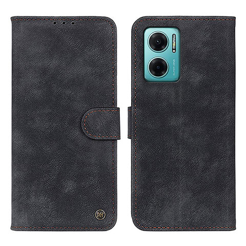 Coque Portefeuille Livre Cuir Etui Clapet N03P pour Xiaomi Redmi Note 11E 5G Noir