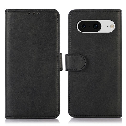 Coque Portefeuille Livre Cuir Etui Clapet N04P pour Google Pixel 8 5G Noir