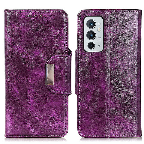 Coque Portefeuille Livre Cuir Etui Clapet N04P pour OnePlus 9RT 5G Violet