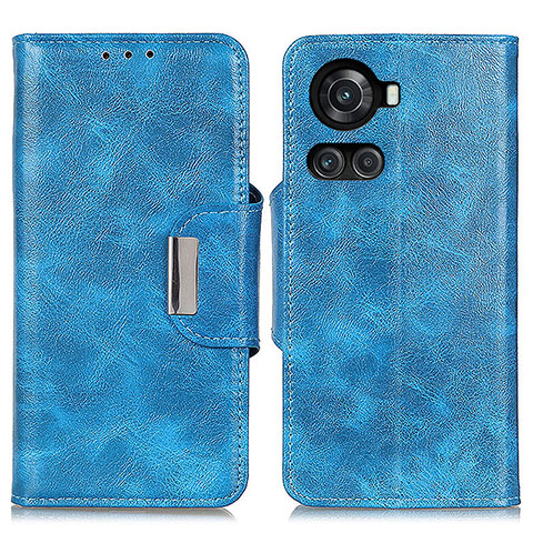 Coque Portefeuille Livre Cuir Etui Clapet N04P pour OnePlus Ace 5G Bleu Ciel