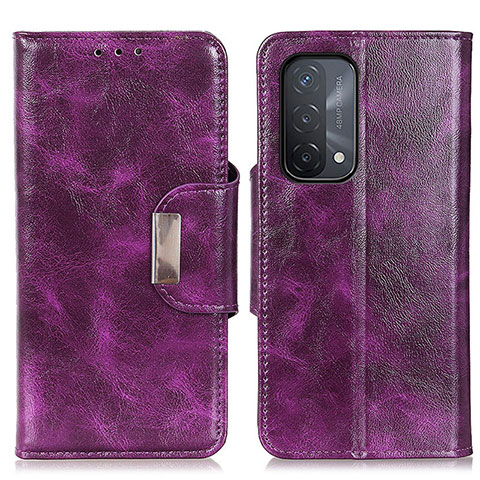 Coque Portefeuille Livre Cuir Etui Clapet N04P pour OnePlus Nord N200 5G Violet