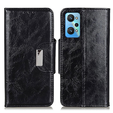 Coque Portefeuille Livre Cuir Etui Clapet N04P pour Realme GT Neo 3T 5G Noir