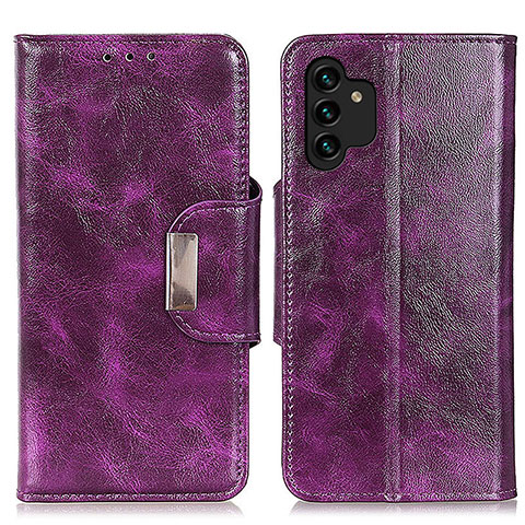 Coque Portefeuille Livre Cuir Etui Clapet N04P pour Samsung Galaxy A13 4G Violet