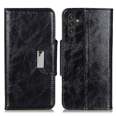 Coque Portefeuille Livre Cuir Etui Clapet N04P pour Samsung Galaxy A13 5G Noir