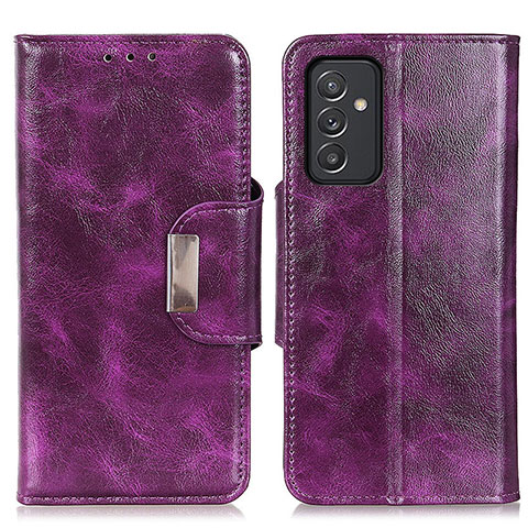 Coque Portefeuille Livre Cuir Etui Clapet N04P pour Samsung Galaxy A24 4G Violet