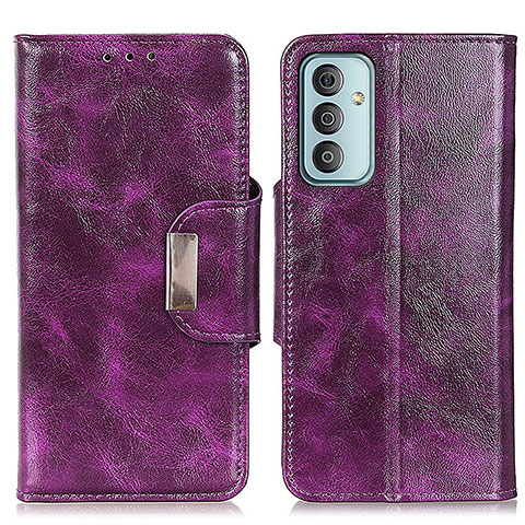 Coque Portefeuille Livre Cuir Etui Clapet N04P pour Samsung Galaxy F13 4G Violet