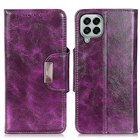 Coque Portefeuille Livre Cuir Etui Clapet N04P pour Samsung Galaxy M33 5G Violet