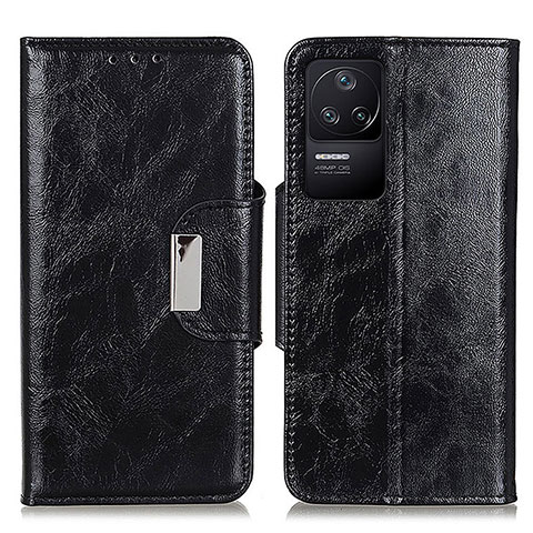 Coque Portefeuille Livre Cuir Etui Clapet N04P pour Xiaomi Redmi K40S 5G Noir