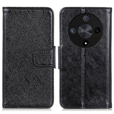 Coque Portefeuille Livre Cuir Etui Clapet N05P pour Huawei Honor Magic6 Lite 5G Noir