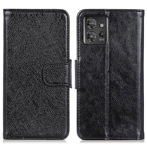 Coque Portefeuille Livre Cuir Etui Clapet N05P pour Motorola ThinkPhone 5G Noir