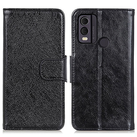 Coque Portefeuille Livre Cuir Etui Clapet N05P pour Nokia C22 Noir