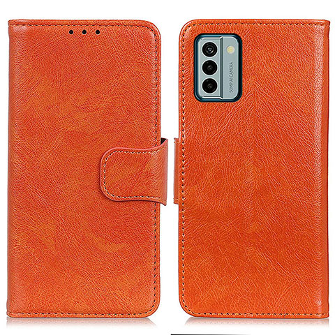 Coque Portefeuille Livre Cuir Etui Clapet N05P pour Nokia G22 Orange