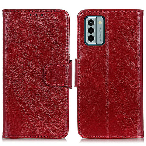 Coque Portefeuille Livre Cuir Etui Clapet N05P pour Nokia G22 Rouge