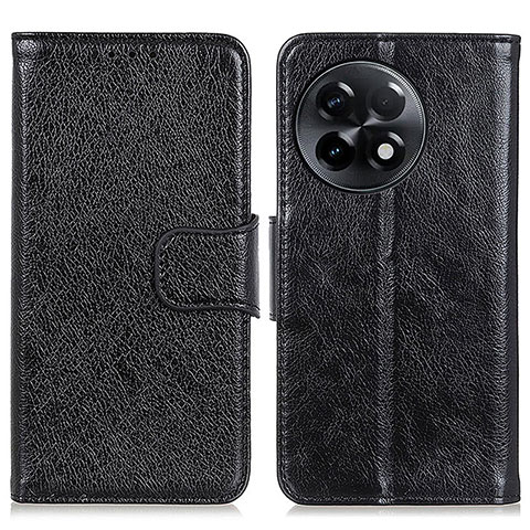 Coque Portefeuille Livre Cuir Etui Clapet N05P pour OnePlus 11R 5G Noir