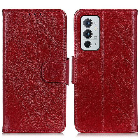 Coque Portefeuille Livre Cuir Etui Clapet N05P pour OnePlus 9RT 5G Rouge