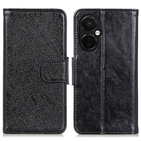 Coque Portefeuille Livre Cuir Etui Clapet N05P pour OnePlus Nord CE 3 5G Noir