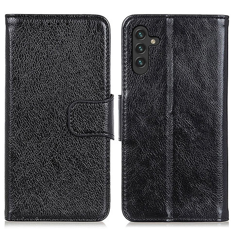 Coque Portefeuille Livre Cuir Etui Clapet N05P pour Samsung Galaxy A04s Noir