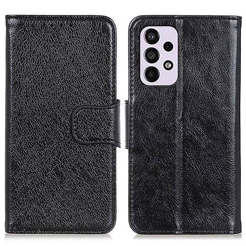 Coque Portefeuille Livre Cuir Etui Clapet N05P pour Samsung Galaxy A33 5G Noir