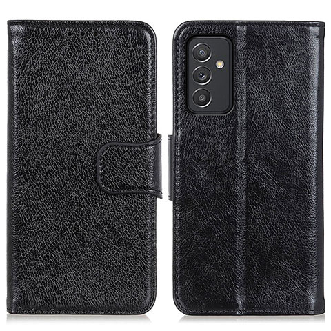 Coque Portefeuille Livre Cuir Etui Clapet N05P pour Samsung Galaxy A34 5G Noir