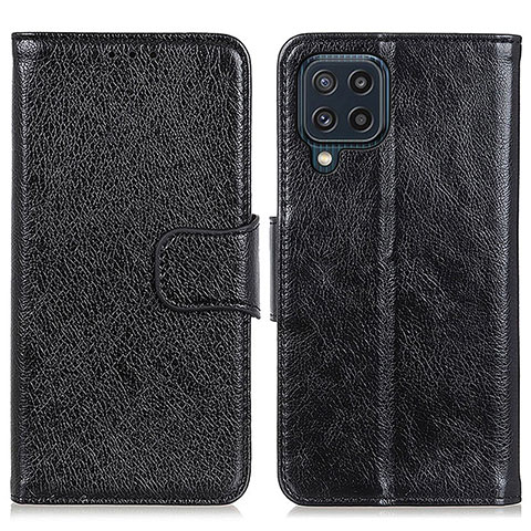 Coque Portefeuille Livre Cuir Etui Clapet N05P pour Samsung Galaxy M32 4G Noir