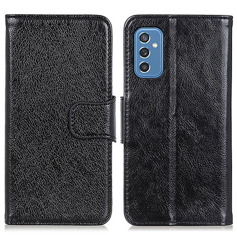 Coque Portefeuille Livre Cuir Etui Clapet N05P pour Samsung Galaxy M52 5G Noir