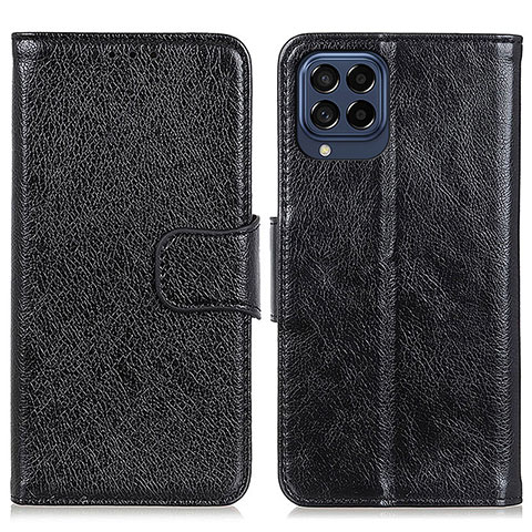 Coque Portefeuille Livre Cuir Etui Clapet N05P pour Samsung Galaxy M53 5G Noir