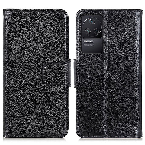 Coque Portefeuille Livre Cuir Etui Clapet N05P pour Xiaomi Redmi K50 Pro 5G Noir