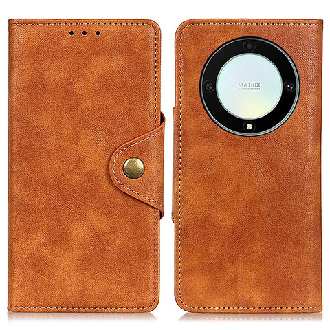 Coque Portefeuille Livre Cuir Etui Clapet N06P pour Huawei Honor Magic5 Lite 5G Marron