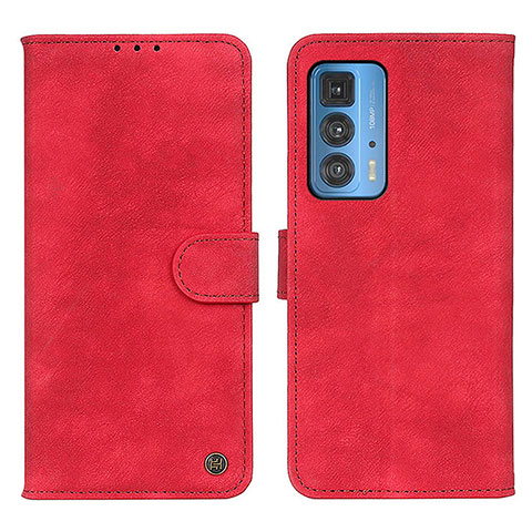 Coque Portefeuille Livre Cuir Etui Clapet N06P pour Motorola Moto Edge S Pro 5G Rouge