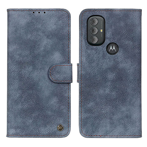 Coque Portefeuille Livre Cuir Etui Clapet N06P pour Motorola Moto G Play (2023) Bleu