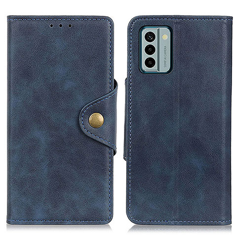 Coque Portefeuille Livre Cuir Etui Clapet N06P pour Nokia G22 Bleu