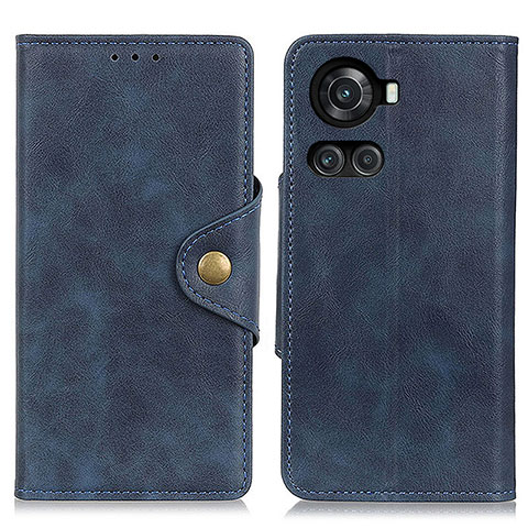 Coque Portefeuille Livre Cuir Etui Clapet N06P pour OnePlus 10R 5G Bleu