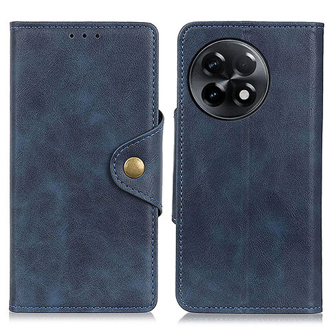 Coque Portefeuille Livre Cuir Etui Clapet N06P pour OnePlus 11R 5G Bleu