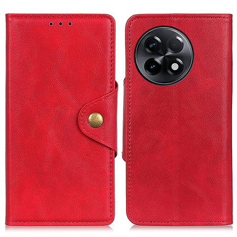 Coque Portefeuille Livre Cuir Etui Clapet N06P pour OnePlus 11R 5G Rouge