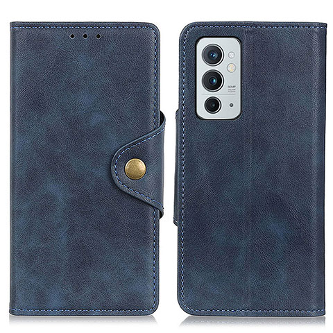 Coque Portefeuille Livre Cuir Etui Clapet N06P pour OnePlus 9RT 5G Bleu