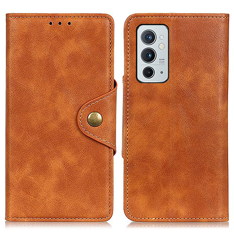 Coque Portefeuille Livre Cuir Etui Clapet N06P pour OnePlus 9RT 5G Marron