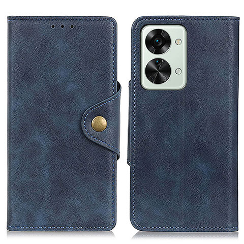 Coque Portefeuille Livre Cuir Etui Clapet N06P pour OnePlus Nord 2T 5G Bleu