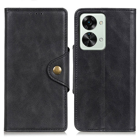 Coque Portefeuille Livre Cuir Etui Clapet N06P pour OnePlus Nord 2T 5G Noir