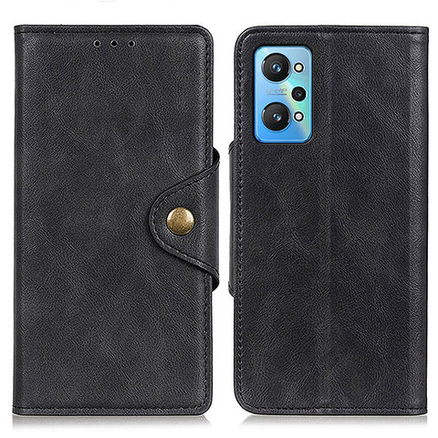 Coque Portefeuille Livre Cuir Etui Clapet N06P pour Realme GT Neo 3T 5G Noir